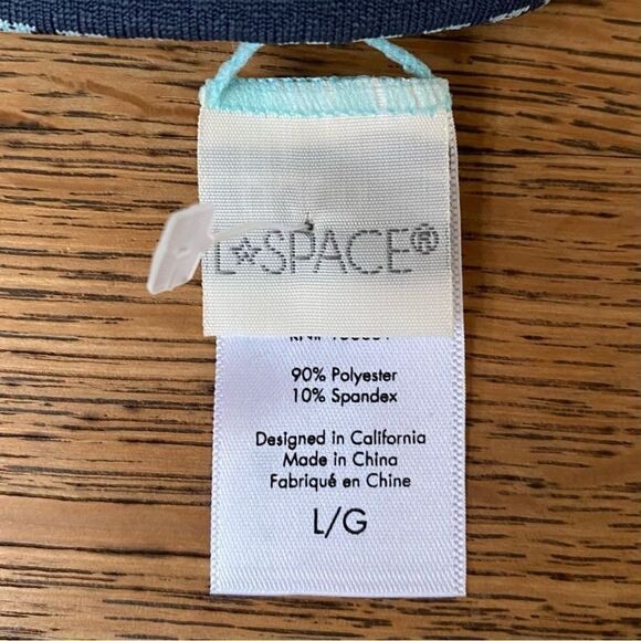 NWOT New L*space Printed Stripe Jay Bikini Bottom Large Summer Beach Vacation - Picture 7 of 8